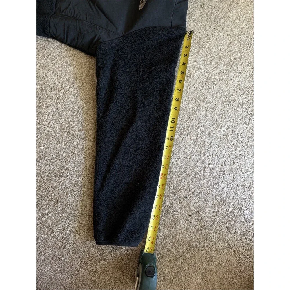 The North Face Denali Fleece Full Zip Jacket Girls Black Zipper Pockets XL